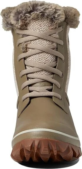 Bogs Arcata Cozy Chevron Women's Boots Taupe : 6 B - Medium, Textile/Synthetic - Image 2
