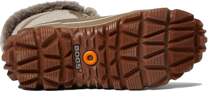 Bogs Arcata Cozy Chevron Women's Boots Taupe : 6 B - Medium, Textile/Synthetic - Image 3