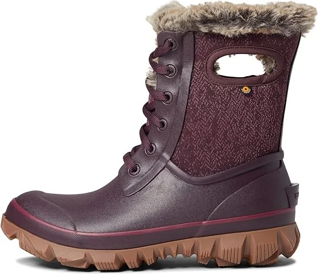 Bogs Arcata Faded Women's Boots Wine : 7 B - Medium, Textile/Synthetic - Image 6