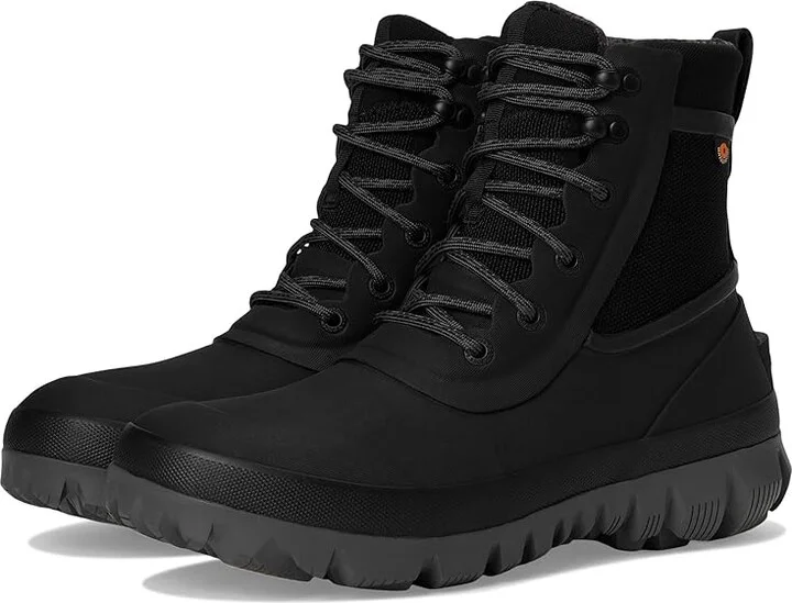 Bogs Arcata Urban Lace Men's Shoes Black 1 : 10 D - Medium, Synthetic/Textile