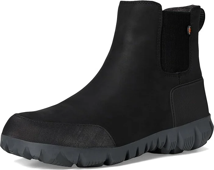 Bogs Arcata Urban Leather Chelsea Men's Boots Black 1 : 11.5 D - Medium, Leather/Synthetic - Image 5