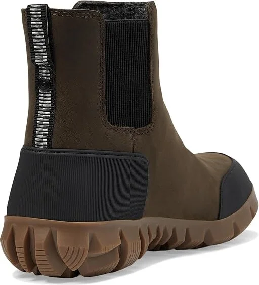 Bogs Arcata Urban Leather Chelsea Men's Boots Chocolate 1 : 10 D - Medium, Leather/Synthetic - Image 4