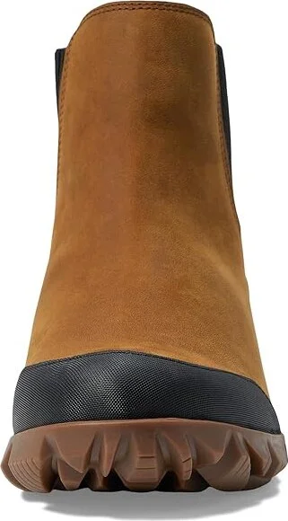 Bogs Arcata Urban Leather Chelsea Women's Boots Carmel/Amber : 8.5 B - Medium, Leather/Rubber - Image 2