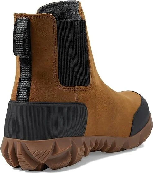 Bogs Arcata Urban Leather Chelsea Women's Boots Carmel/Amber : 8.5 B - Medium, Leather/Rubber - Image 4