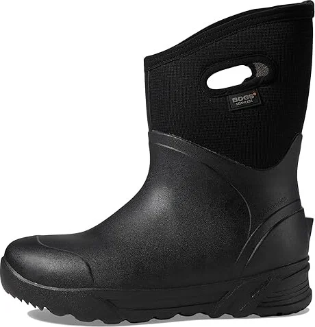 Bogs Bozeman Mid Boot Men's Waterproof Boots Black 1 : 10 D - Medium, Rubber - Image 6