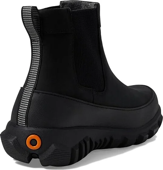 Bogs Cedar Chelsea Women's Rain Boots Black : 7 M, Leather - Image 4