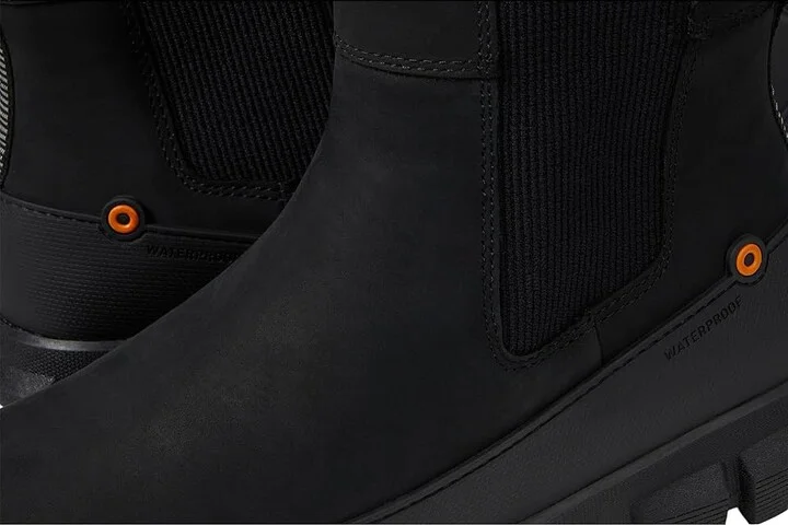 Bogs Cedar Chelsea Women's Rain Boots Black : 7 M, Leather - Image 5