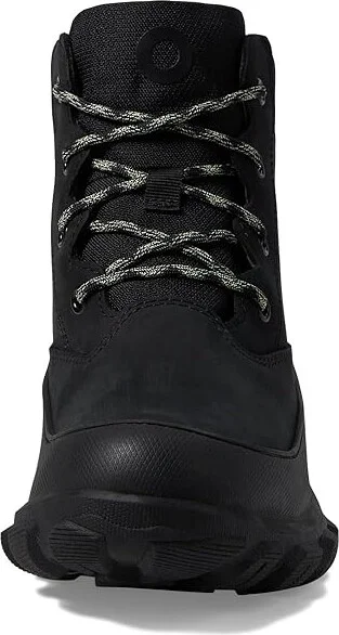 Bogs Cedar Mid Lace Women's Rain Boots Black : 6 M, Leather - Image 2
