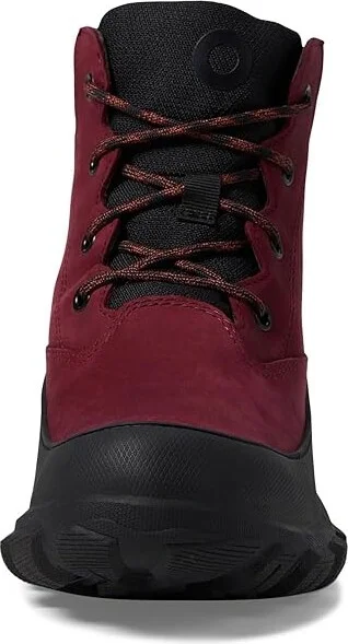 Bogs Cedar Mid Lace Women's Rain Boots Garnet : 6 M, Leather - Image 2