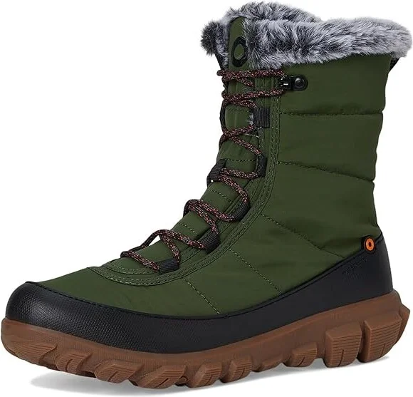 Bogs Cedar Quilt Lace Women's Snow Shoes Cargo : 6.5 M, Rubber - Image 5