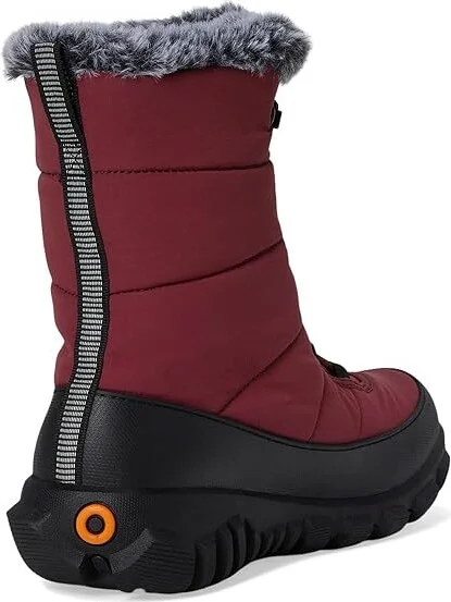 Bogs Cedar Quilt Lace Women's Snow Shoes Garnet : 6 M, Rubber - Image 4