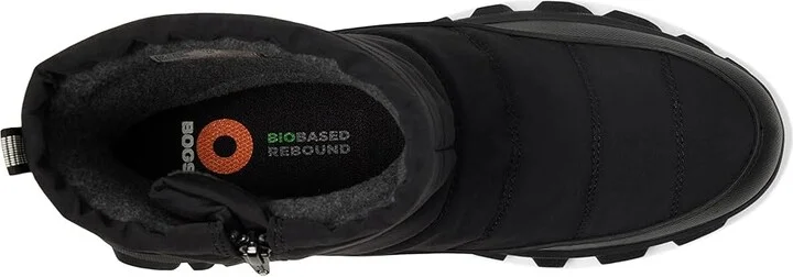 Bogs Cedar Quilt Women's Snow Shoes Black : 6.5 M, Rubber - Image 2