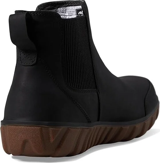 Bogs Classic Casual Chelsea II Men's Boots Black : 11 D - Medium, Leather/Synthetic/Textile - Image 4