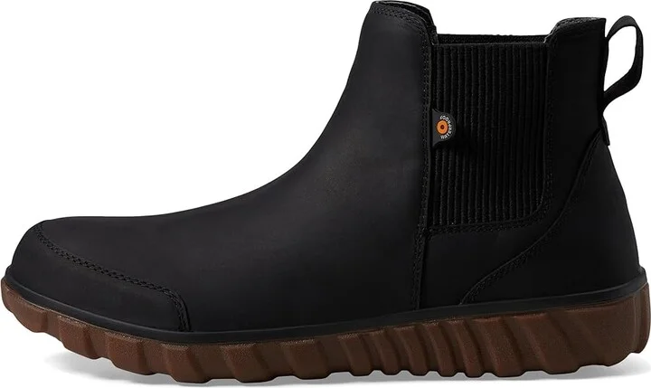 Bogs Classic Casual Chelsea II Men's Boots Black : 11 D - Medium, Leather/Synthetic/Textile - Image 5