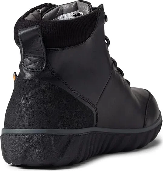 Bogs Classic Casual Hiker Men's Shoes Black : 10 D - Medium, Leather - Image 4