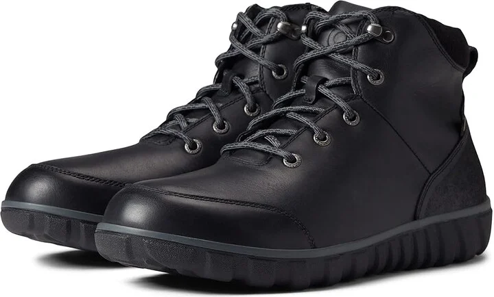 Bogs Classic Casual Hiker Men's Shoes Black : 10 D - Medium, Leather
