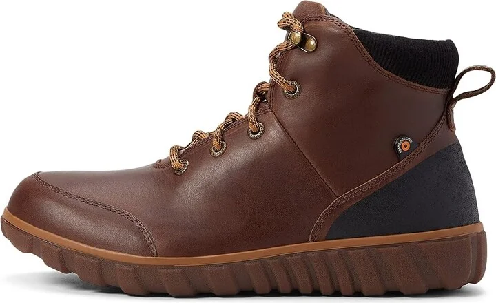 Bogs Classic Casual Hiker Men's Shoes Cognac : 9.5 D - Medium, Leather - Image 5