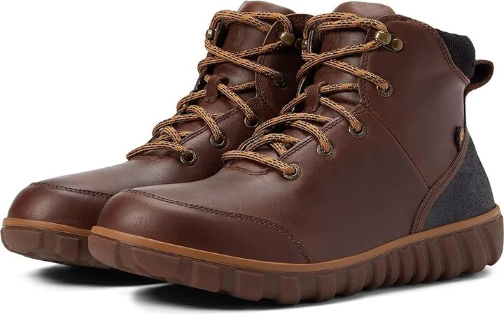 Bogs Classic Casual Hiker Men's Shoes Cognac : 9.5 D - Medium, Leather