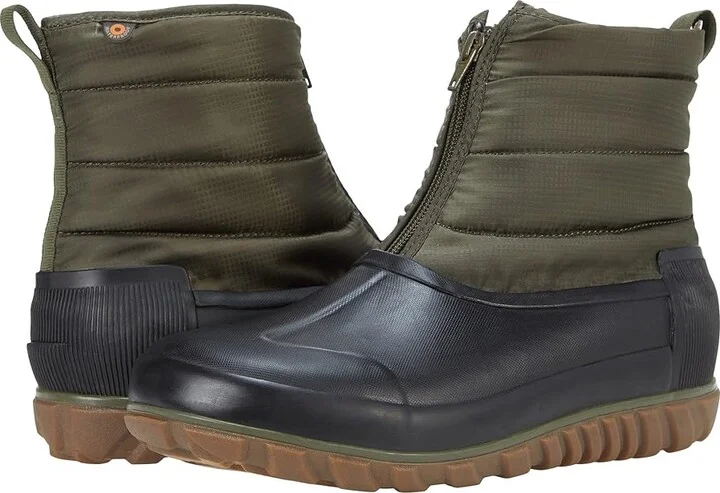 Bogs Classic Casual Winter Zip Women's Shoes Olive : 11 B - Medium, Synthetic/Textile
