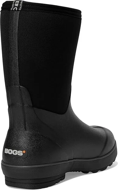 Bogs Classic II Mid - No Handles Women's Shoes Black 1 : 12 B - Medium, Rubber/Textile - Image 4