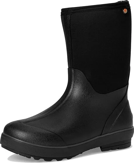 Bogs Classic II Mid - No Handles Women's Shoes Black 1 : 12 B - Medium, Rubber/Textile - Image 5