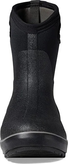 Bogs Classic II Mid Women's Shoes Black : 6 B - Medium, Rubber/Textile - Image 2