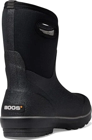 Bogs Classic II Mid Women's Shoes Black : 6 B - Medium, Rubber/Textile - Image 4