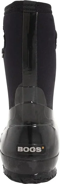 Bogs Classic Mid Handle Women's Waterproof Boots Black Shiny : 10 B - Medium, Rubber - Image 5