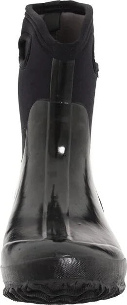 Bogs Classic Mid Handle Women's Waterproof Boots Black Shiny : 10 B - Medium, Rubber - Image 6