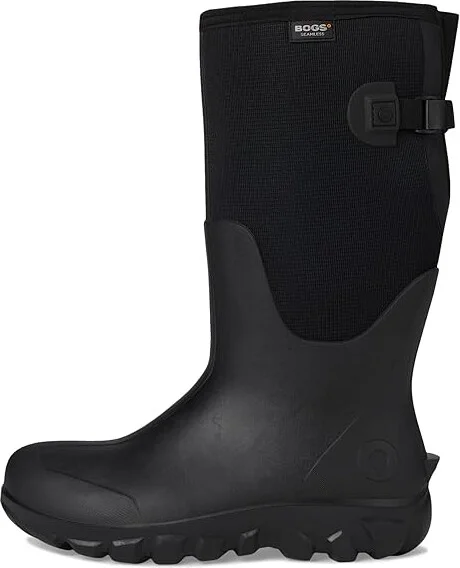 Bogs Classic Seamless Tall Adjustable Calf Men's Rain Boots Black : 7 M - Image 6