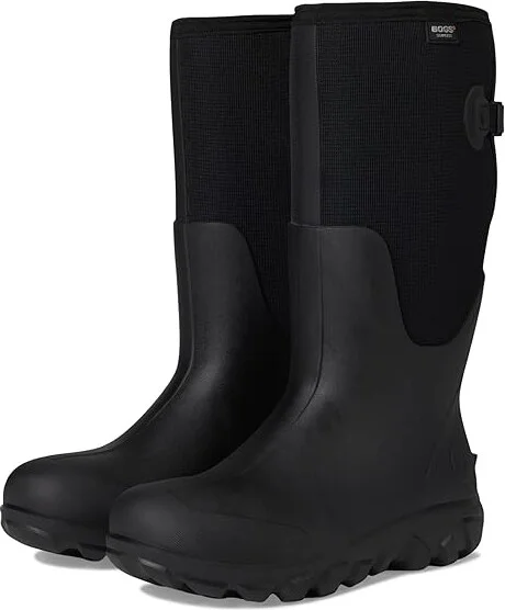 Bogs Classic Seamless Tall Adjustable Calf Men's Rain Boots Black : 7 M