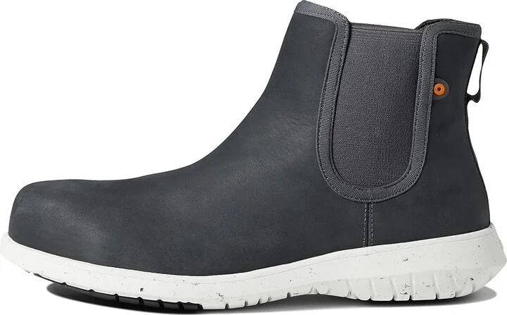 Bogs Cypress Chelsea Nano-Composite Safety Toe Women's Work Pull-on Boots Dark Gray : 8 B - Medium, Leather/Textile - Image 5