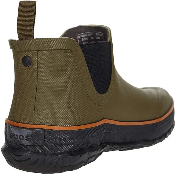 Bogs Digger Slip-On Men's Shoes Olive : 7 D - Medium, Synthetic - Image 4