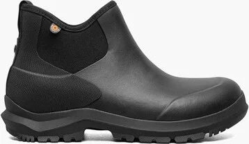 Bogs Footwear Men's Slip On Boots Sauvie Chelsea II; Black; M