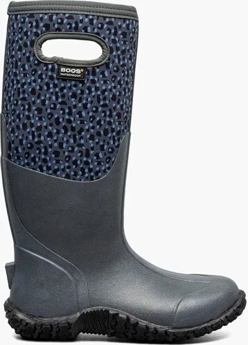 Bogs Footwear Women's Farm Boots Mesa Joyful Jungle; Dark Gray Multi; M