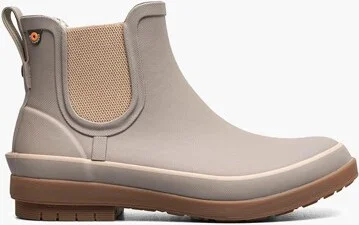 Bogs Footwear Women's Slip On Rain Boots Amanda Chelsea II; Black; M