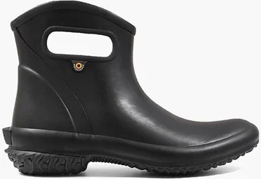 Bogs Footwear Women's Waterproof Slip On Boots Patch Ankle Boot Solid; Black; M