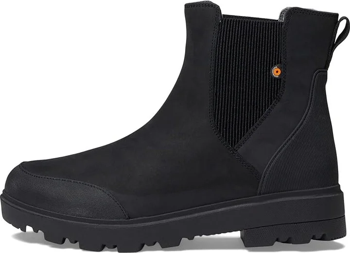 Bogs Holly Chelsea Leather Women's Boots Black : 10 B - Medium, Synthetic/Leather - Image 5