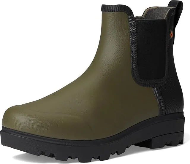 Bogs Holly Chelsea Women's Boots Army Green : 6 B - Medium, Synthetic - Image 5