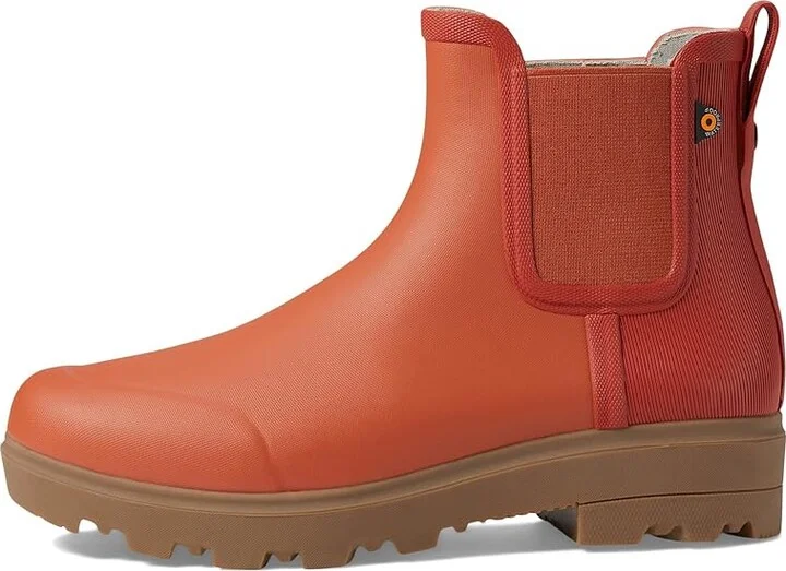 Bogs Holly Chelsea Women's Boots Burnt Orange 1 : 10 B - Medium, Synthetic - Image 6