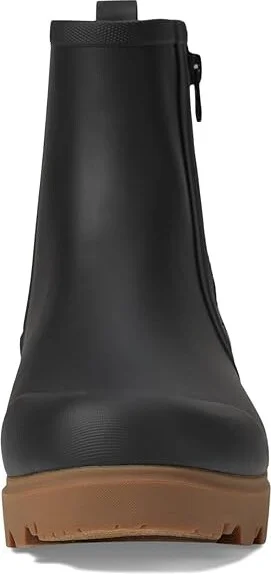 Bogs Holly Rain Zip Women's Boots Black : 8 B - Medium, Synthetic - Image 2