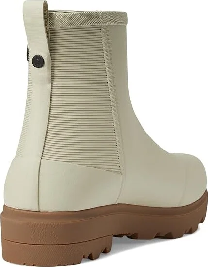 Bogs Holly Rain Zip Women's Boots Oatmeal : 9 B - Medium, Synthetic - Image 4