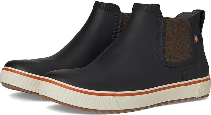 Bogs Kicker Rain Chelsea II Men's Shoes Black : 8 D - Medium, Rubber/Textile