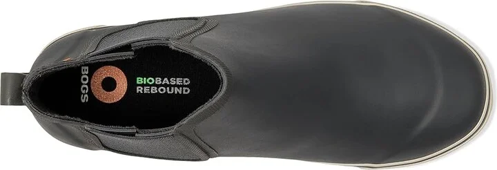Bogs Kicker Rain Chelsea II Men's Shoes Gray : 8 D - Medium, Rubber/Textile - Image 2