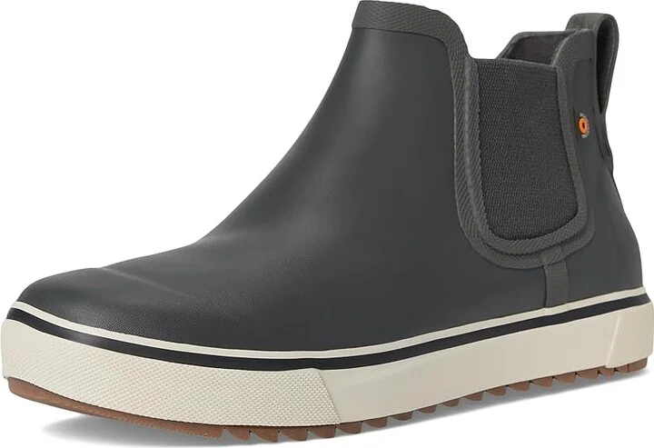 Bogs Kicker Rain Chelsea II Men's Shoes Gray : 8 D - Medium, Rubber/Textile - Image 5