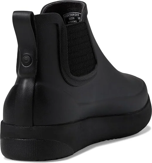 Bogs Kicker Rain Chelsea II Women's Shoes Black Smooth : 6 B - Medium, Rubber/Textile - Image 4