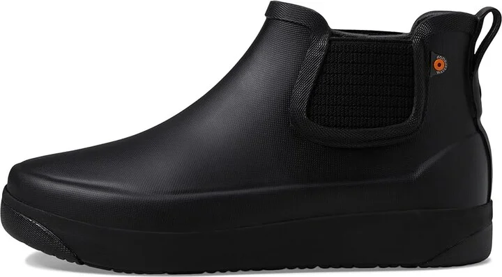 Bogs Kicker Rain Chelsea II Women's Shoes Black Smooth : 6 B - Medium, Rubber/Textile - Image 5