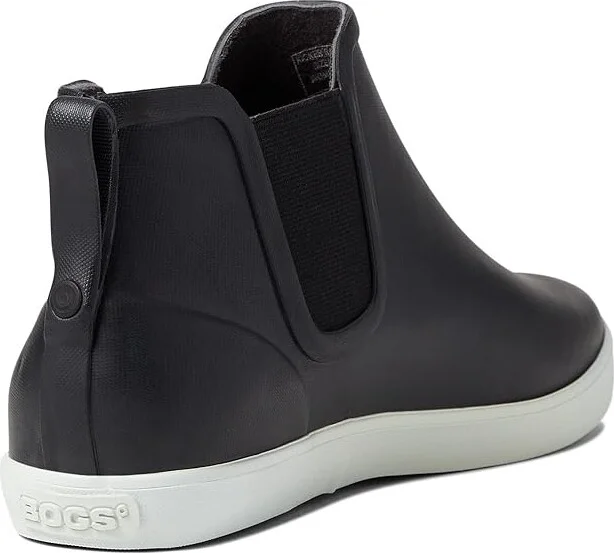 Bogs Kicker Rain Chelsea Women's Shoes Black : 6 B - Medium, Rubber - Image 4