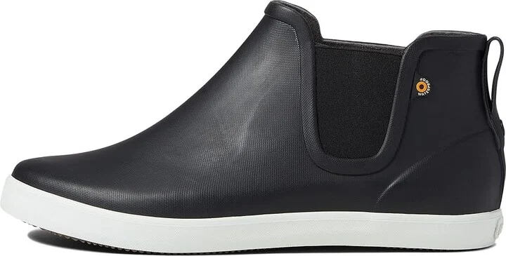Bogs Kicker Rain Chelsea Women's Shoes Black : 6 B - Medium, Rubber - Image 5