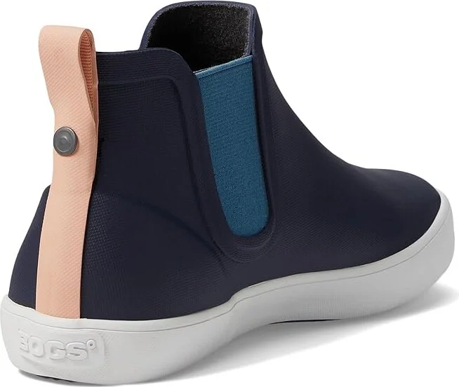 Bogs Kicker Rain Chelsea Women's Shoes Navy : 6 B - Medium, Rubber - Image 4